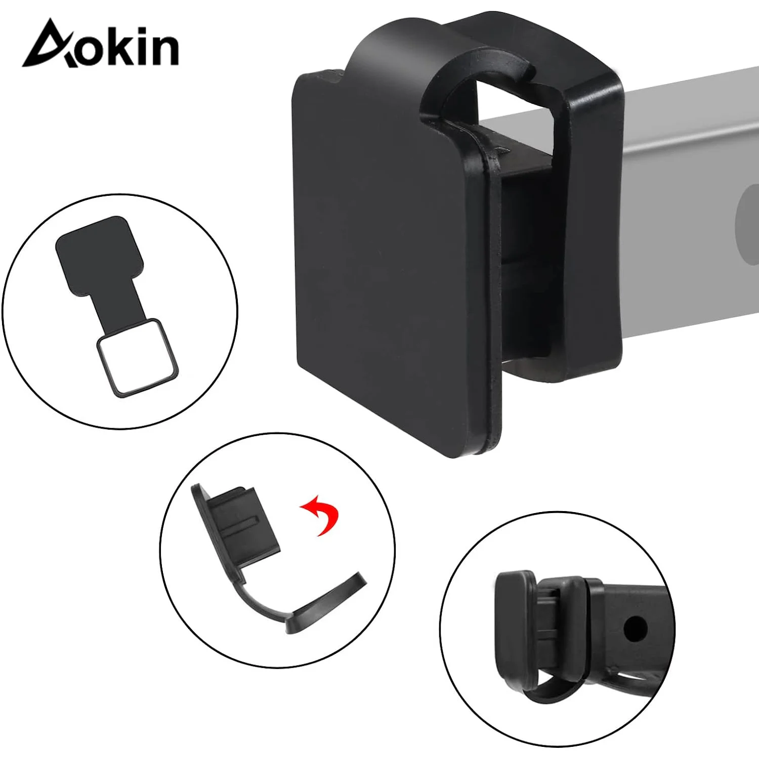 Trailer Hitch Tube Cover 1.25'' Rubber Plug Cap Insert 1 1/4 inch Heavy Duty Towing Hitch Covers for 1.25'' 