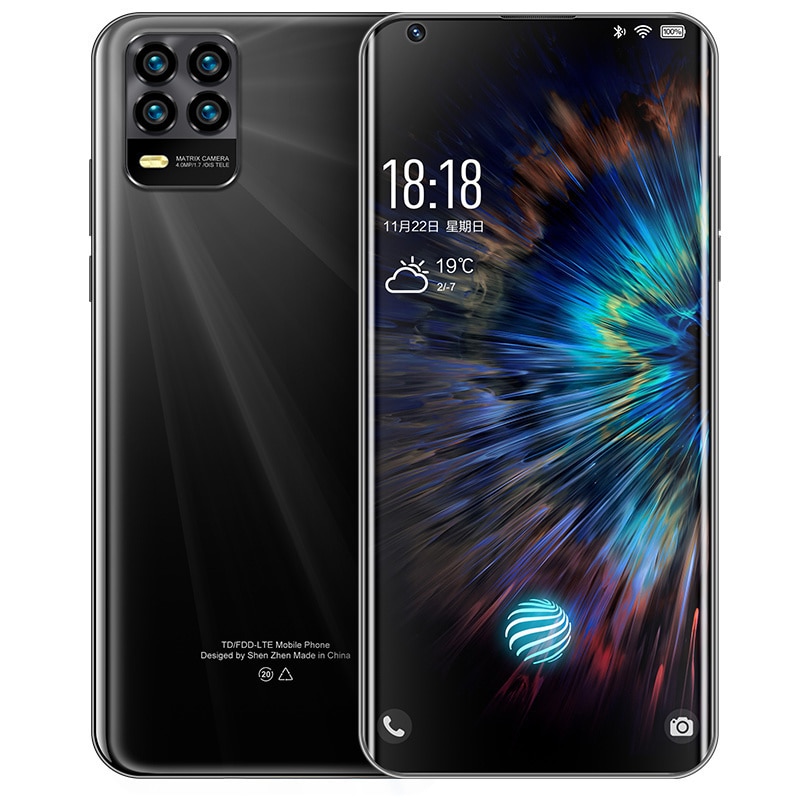 Global Version 2022 M40 Pro SmartPhone 6.8 Inch HD 12GB+512GB Dual Sim Unlocked Mobile Phone 48MP+100MP 4G/5G portable Cellphone