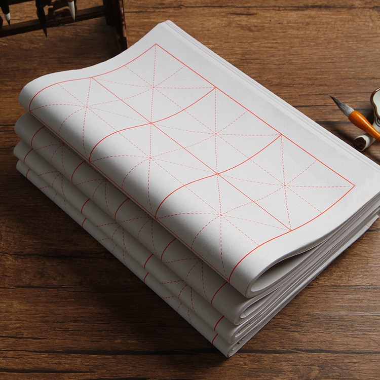 Rice Paper Margin Paper, Rice Character Grid Wholesale, Brush Writing Paper, Calligraphy Practice, Rice Paper Beginner Thickenin