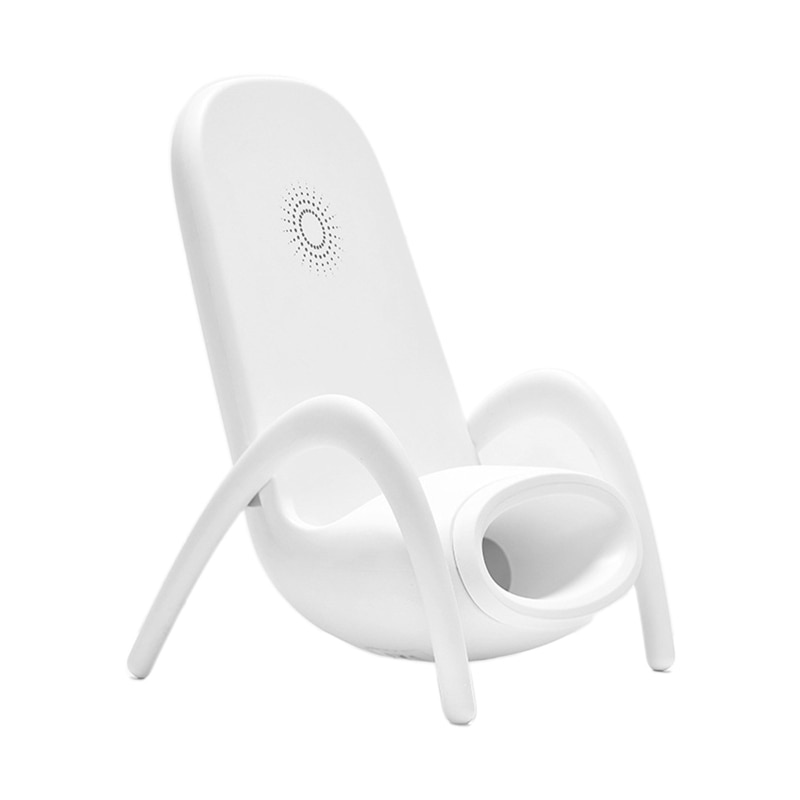 Portable Mini Fast Chair Wireless Charger 2 in 1 Wireless Charging Base Bracket Support for QC 2.0 / for