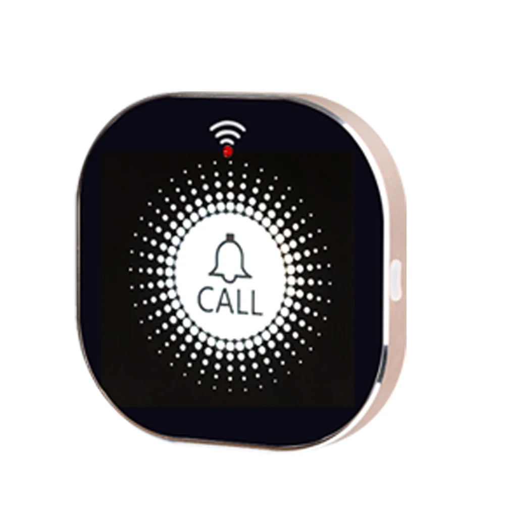 CATEL One Piece of Touchable Wireless Calling System Call Button Transmitter Pager Restaurant Waiter Service Bell, Buzzer