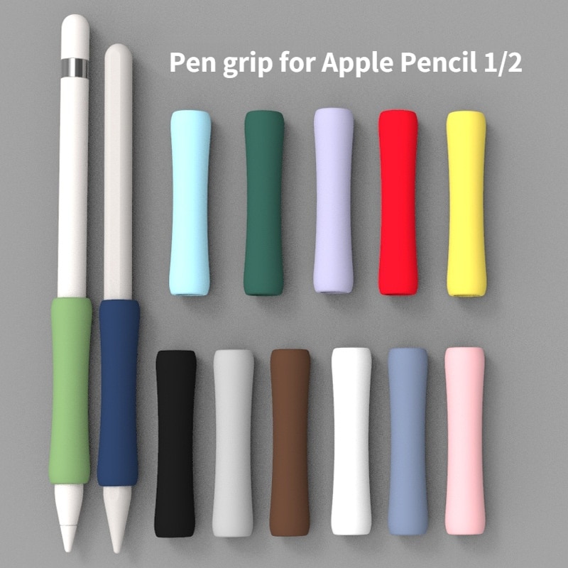 For Apple Pencil Holder Case Soft Silicone Non-slip Case for Apple Pencil 1st 2nd Generation Pen Accessories
