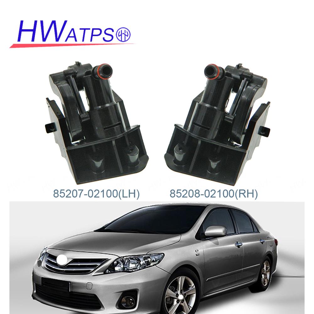 For Toyota Corolla 2006-2014 Headlight Washer Wipers Nozzle Spray Cylinder 85207-02100 (LH) & 85208-02100 (RH) 5902-06-0088P