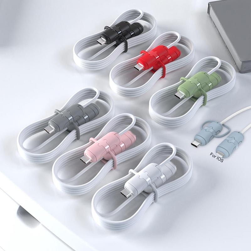 Charger Cable Protector Phone Charger Cable Silicone Protective Cover Charging Cord Protective Sleeve Phone Protect Accessory
