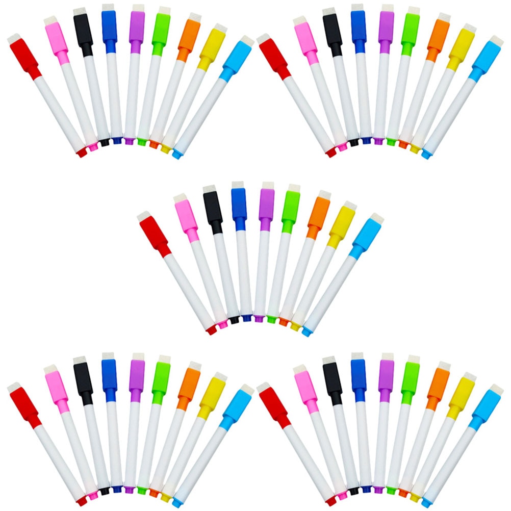 90Pcs Magnetic Dry Erase Markers Erasable Marker Erase Marker Pen White Board Markers Office Whiteboard Marker