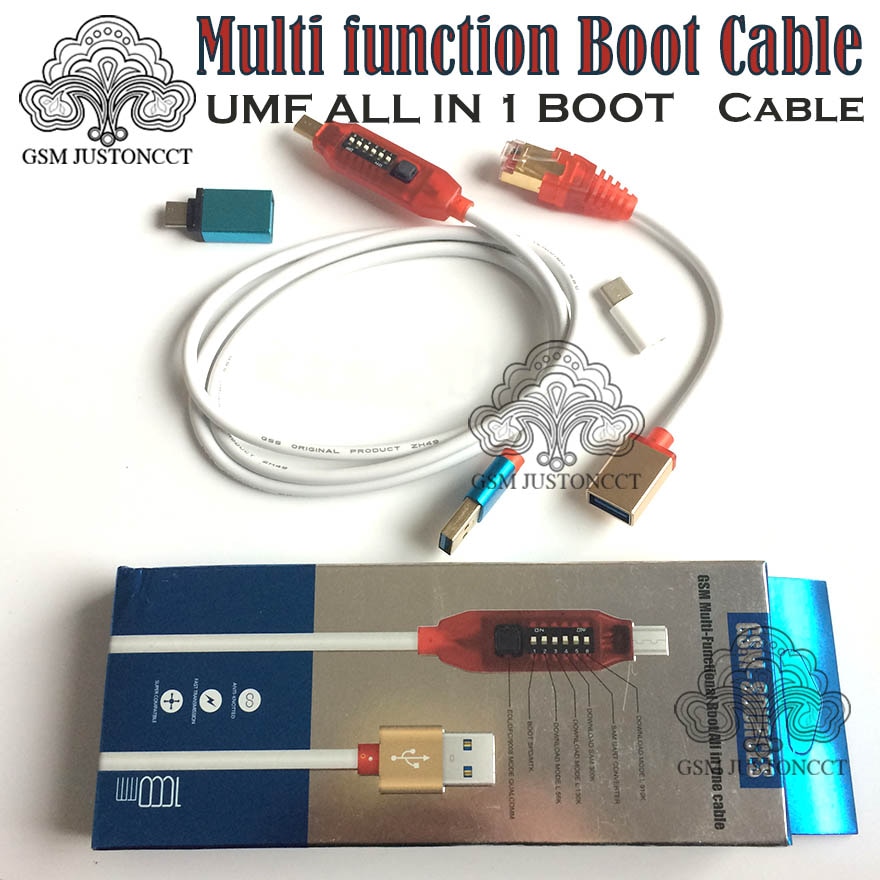Multi function Boot All in one Cable ( EASY SWITCHING ) Micro USB RJ45 All in One Multi function Boot Cable edl cable