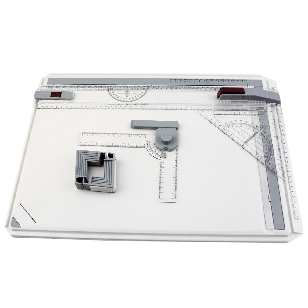 A3 Drawing Board Table with Parallel Motion Adjustable Angle Draftsman Portable Art Painting Drawing Tools Palette Dropshipping