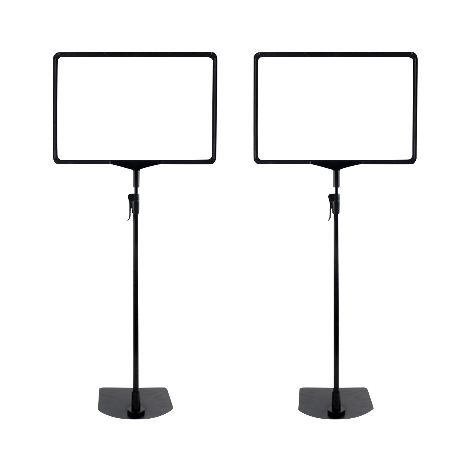 2PCS A4 Table Floor Adjustable Height Party School Sign Stand Protective Film Durable Wedding Advertising For Display Stable