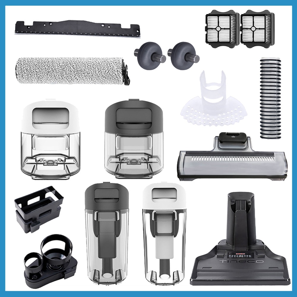 For Tineco Floor One S3 Breeze/iFloor 3/iFloor Breeze Vacuum Cleaner Accessories Roller Brush Filter Wheels Original Water Tank