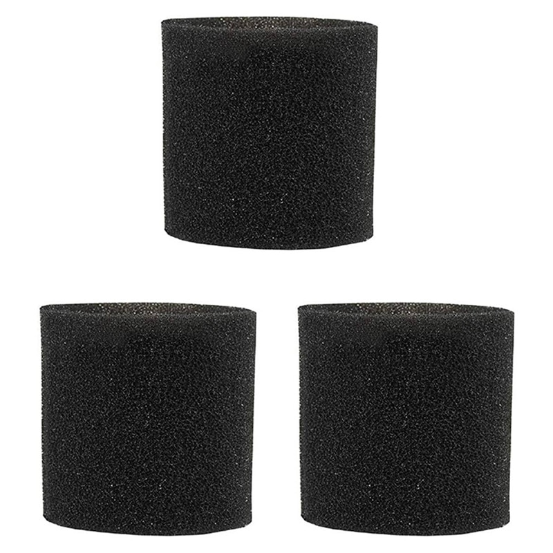 3 Pack 90585 Foam Sleeve VF2001 Foam Filter For Shop-Vac Vacmaster & Genie Shop Wet Dry Vacuum Cleaner