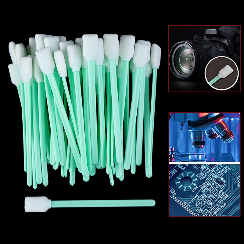 1Pack/100PCS For DX4 DX5 DX7 TX800 XP600 Print Head Clean Swab Stick Sponge Foam Tipped Miamki JV5 CJV150 JHF Solvent Uv Printer