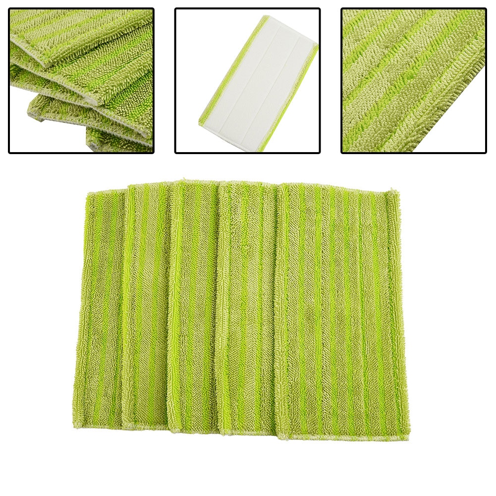 5pcs Mop Cloth Reusable Washable Mop Pads For Swiffer Wet Jet Sweeping Cleaning Tool Household Spare Replaceable Parts