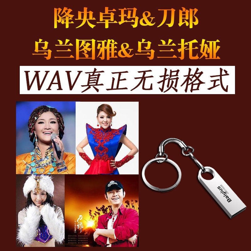 WAV High Sound Quality Car Music U Disk Drop Yang Dolma Dao Lang Prairie Songs Pop Nostalgia Classic Old Songs