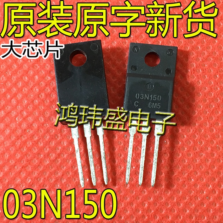 30pcs original new 03N150 NDFP03N150C TO-220F 1500V 2.5A