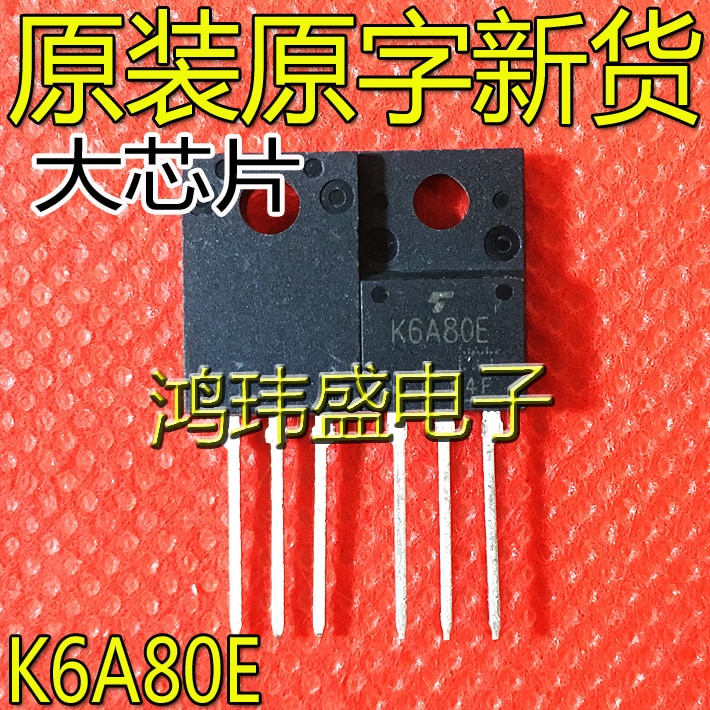 30pcs original new K6A80E TK6A80E field-effect transistor TO-220F 800V/6A MOS transistor