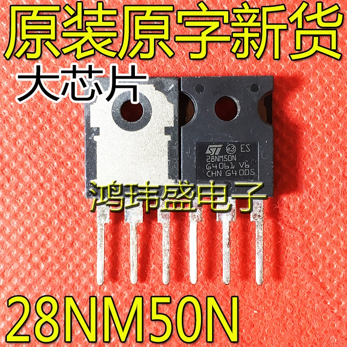 30pcs original new 28NM50N STW28NM50N TO-247 N channel field-effect transistor 500V 21A