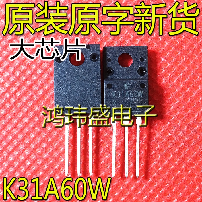 20pcs original new K31A60W TK31A60W TO-220F field-effect transistor 600V 30.8A