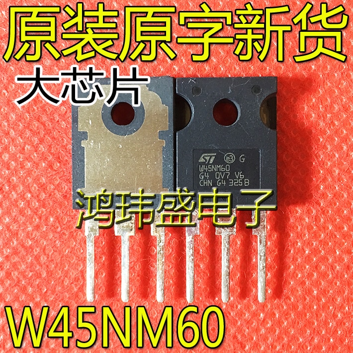 2pcs original new W45NM60 STW45NM60 Tested well 600V 45A field-effect transistor