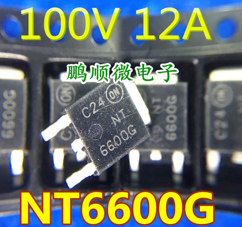 20pcs original new NTD6600NT4G NT6600G TO252 MOS FET 100V12A