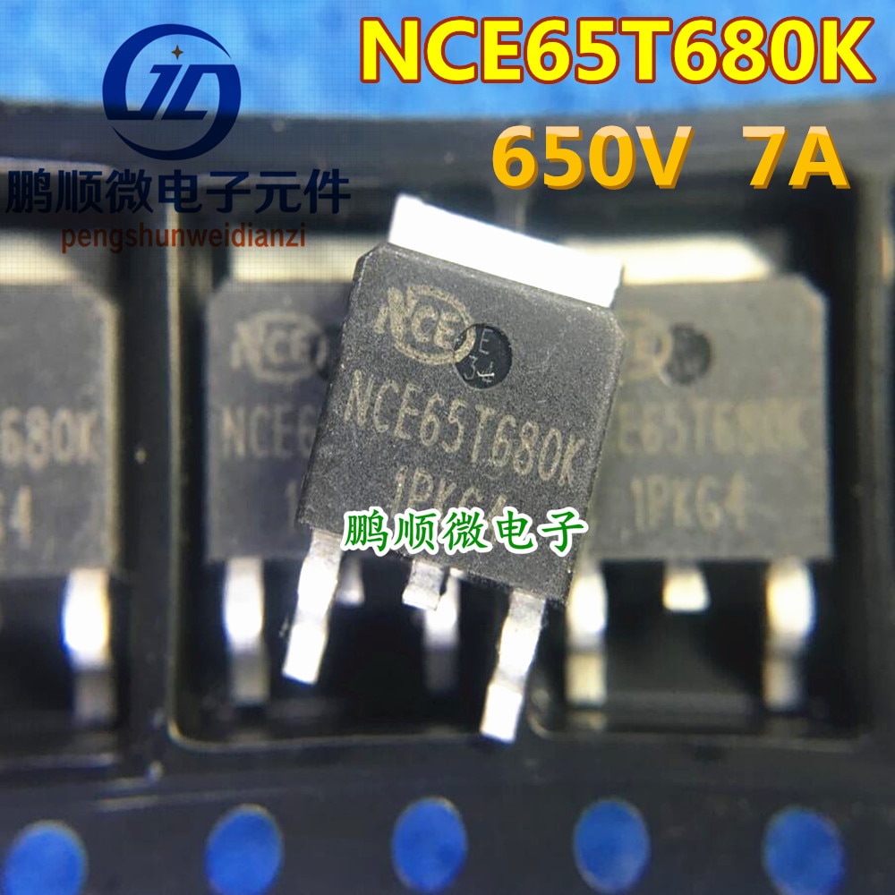 20pcs original new Authentic NCE65T680K TO-252 MOSFET field-effect transistor N-channel 650V 7A