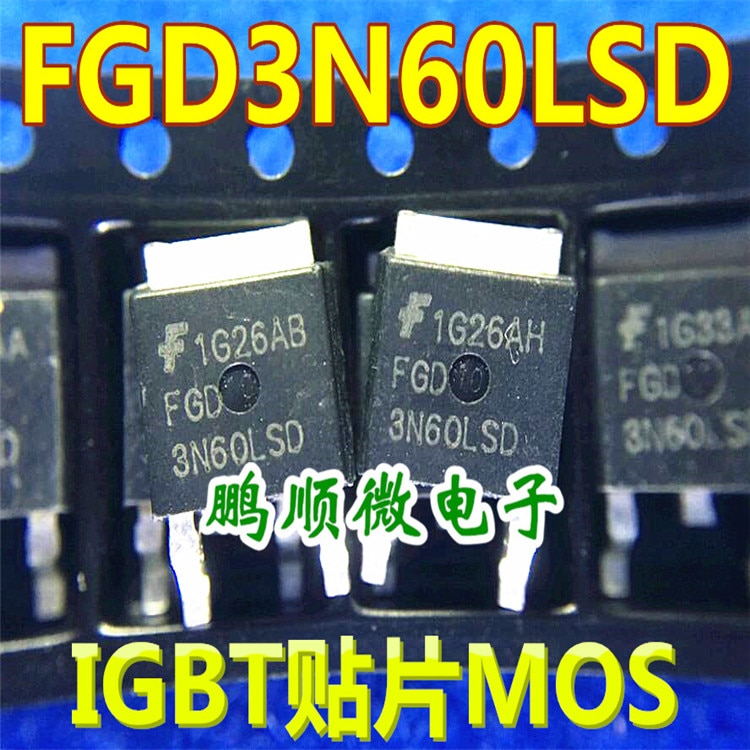 20pcs original new FGD3N60LSD TO-252 600V 3A IGBT spot