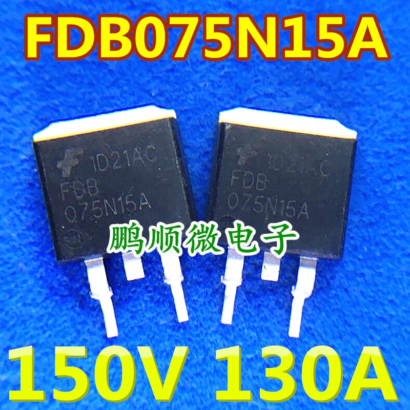 30pcs original new 075N15A FDB075N15A 075N15 TO263 field-effect transistor
