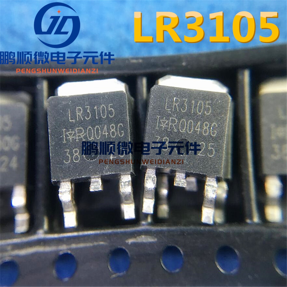 20pcs original new LR3105 IR N channel field-effect transistor 55V 25A TO252 IRLR3105
