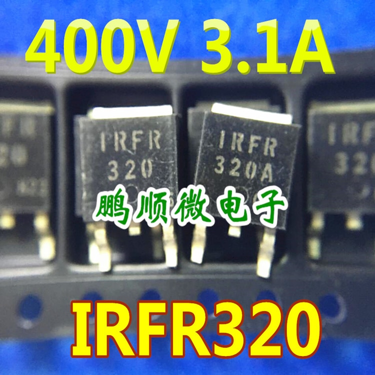 30pcs original new MOS transistor IRFR320 IRFR320ATO-252 field effect 400V 3.1A