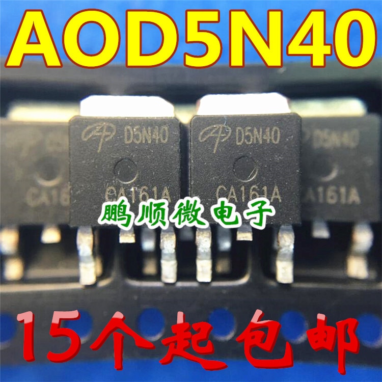 30pcs original new AOD5N40 D5N40 AOD3N40 D3N40 N Channel MOSFET 400V TO252
