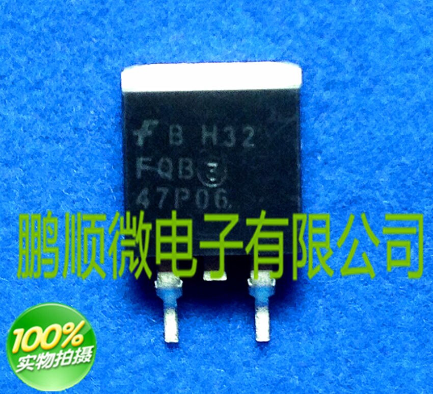 30pcs original new FQB47P06 FQB 47P06 P channel TO-263/measured