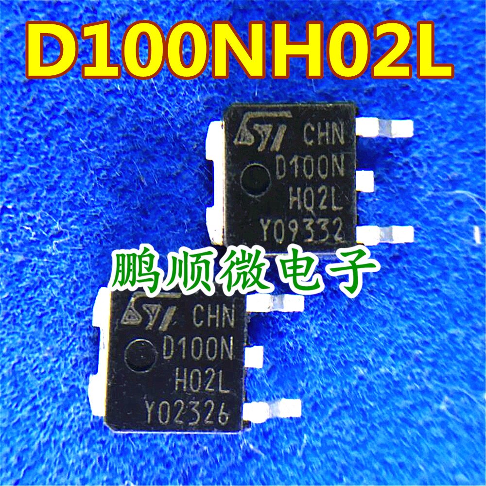 30pcs original new STD100NH02L D100NH02L 60A/24V N channel field-effect transistor TO-252