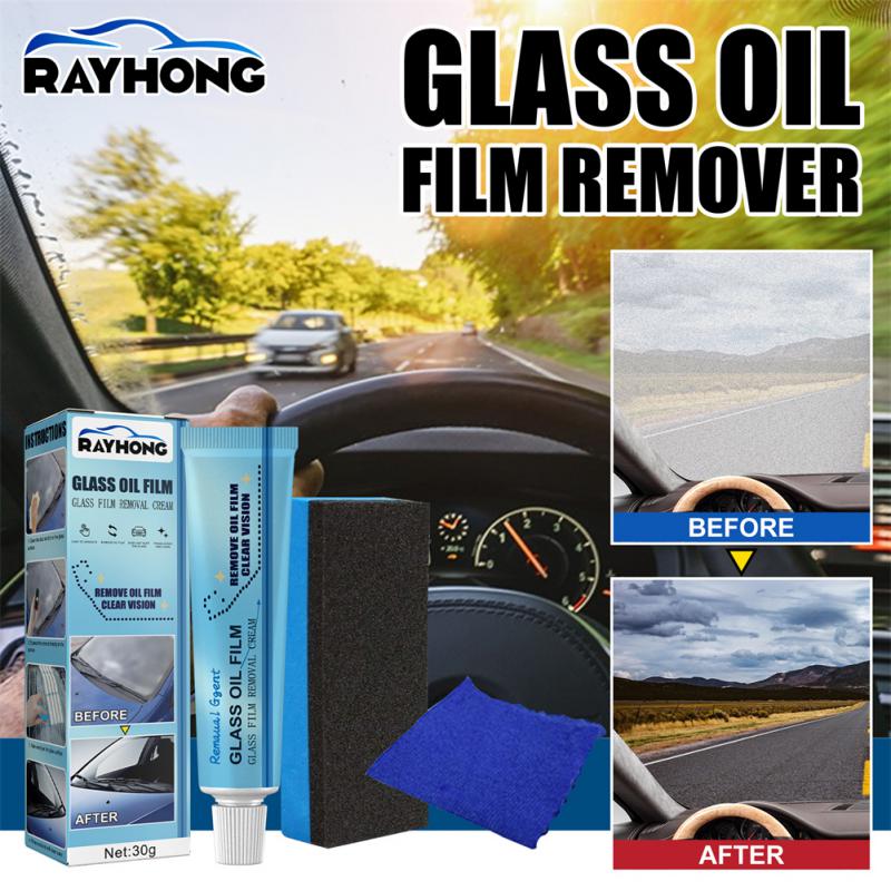 Car Glass Polishing Glass Oil Film Removing Paste Clean Polish Paste for Bathroom Window Glass Windshield Windscreen Car Wash