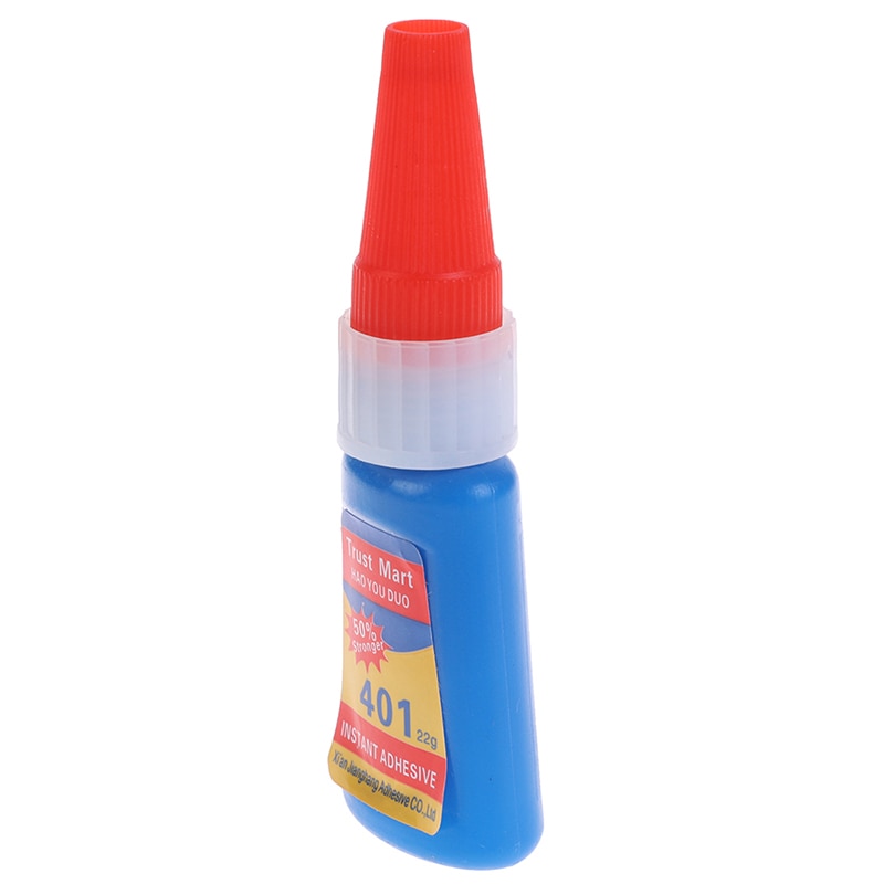 20ml Liquid Super Glue 401 Instant Strong Glue Bond Leather DIY Adhesive Gel Applicable to Leather, Ceramic, Wood, Plastic.