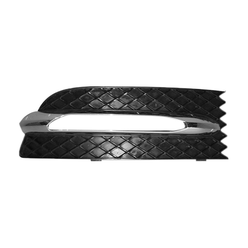 Car Front Bumper Fog Light Grille Cover with Chrome Frame for Mercedes-Benz SLK Class R172 W172 2012-2016 Right
