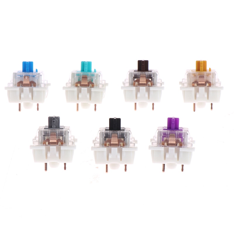 10pcs Outemu Mx Switches 3 Pin Mechanical Keyboard Black Blue Brown Switches