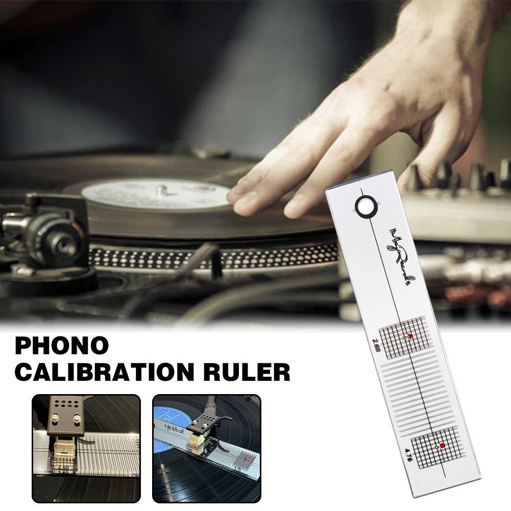 Mirror Acrylic Practical Alignment Protractor Adjustment LP Vinyl Turntable Tool Phonograph Accessories Mirror Azimuth Angle