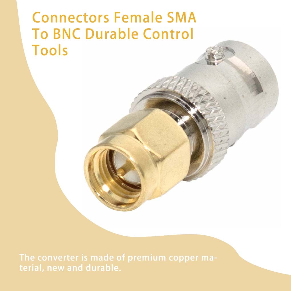 Connectors Female Adapter Straight Long Distance Transmission Converters Converter Accessory Copper Lightweight 2pcs