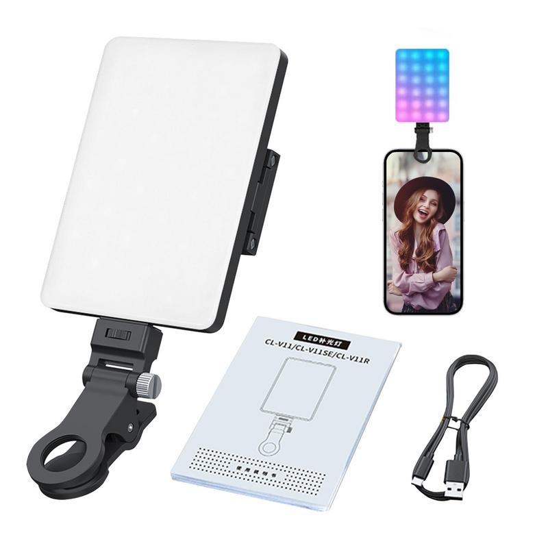 Selfie Light Rechargeable 78 LED Selfie Ring Light For Phone Rechargeable/LED Video Fill Light For Content Creator Vlog