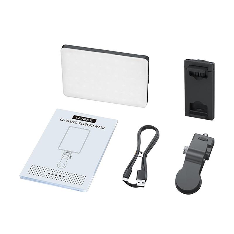 Selfie Light 78 LED High Power Rechargeable Clip 2000 MAh Portable Clip On Light For Phone/Tablet/Laptop/Camera Zoom Call Video