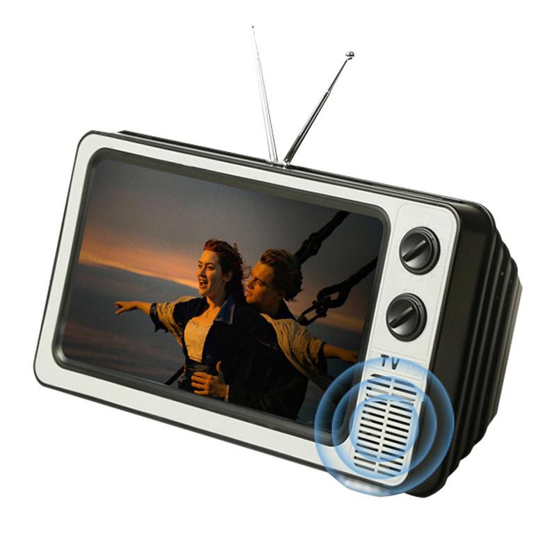 Screen Amplifier 12-inch Mobile Phone Magnifying 2 In 1 HD Stand Video Phone Amplifier Bracket Enlarge Stand Eyes Protection