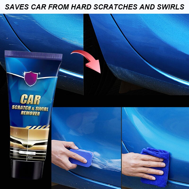 60 Ml Car Scratch And Swirl Remover Auto Scratches Paint Repair Car Scratches Repair Scratch Repair Tool Car Accessories