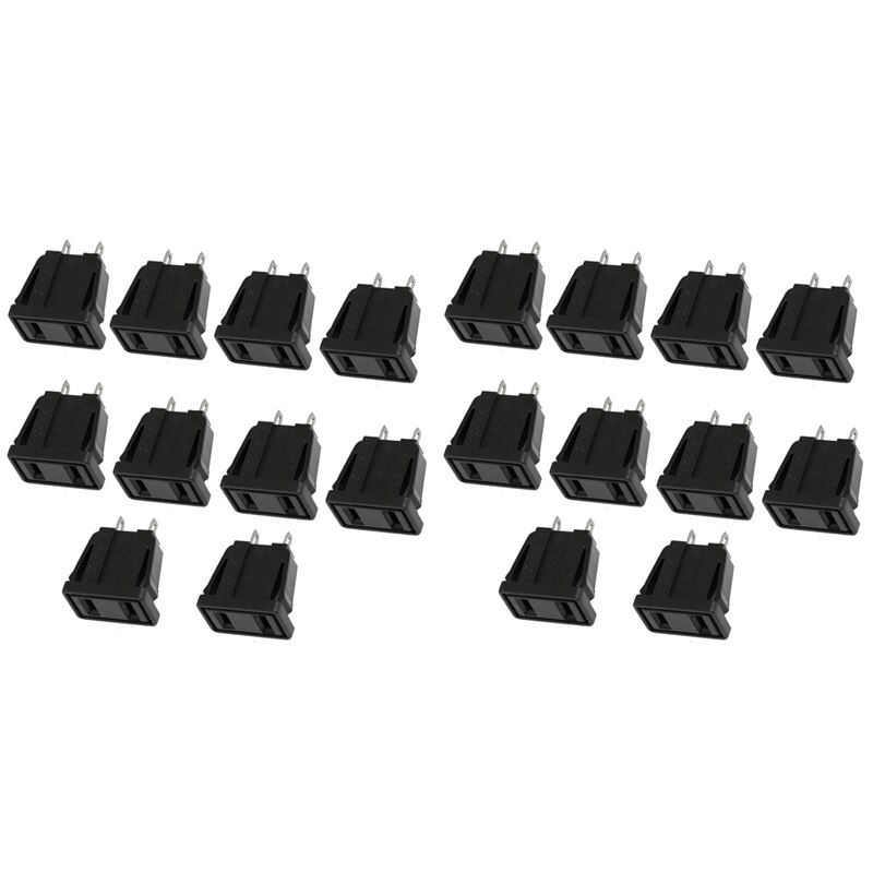 2X 10 X US Type Panel Mounting AC Power Socket Outlet AC 125V 15A