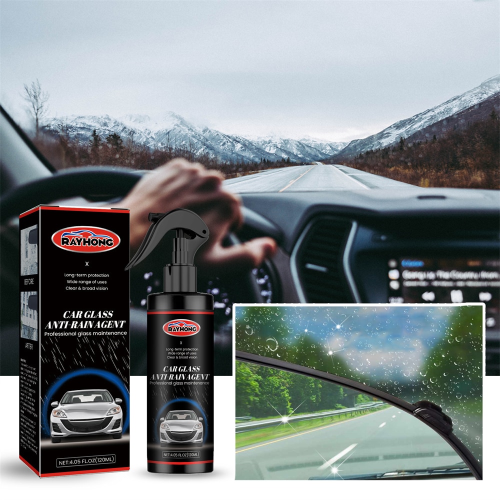 Powerful Decontamination Car Glass Rainproof Spray High Quality Anti-rain Auto Rain Agent Practical 1pcs Nano Coating Agent