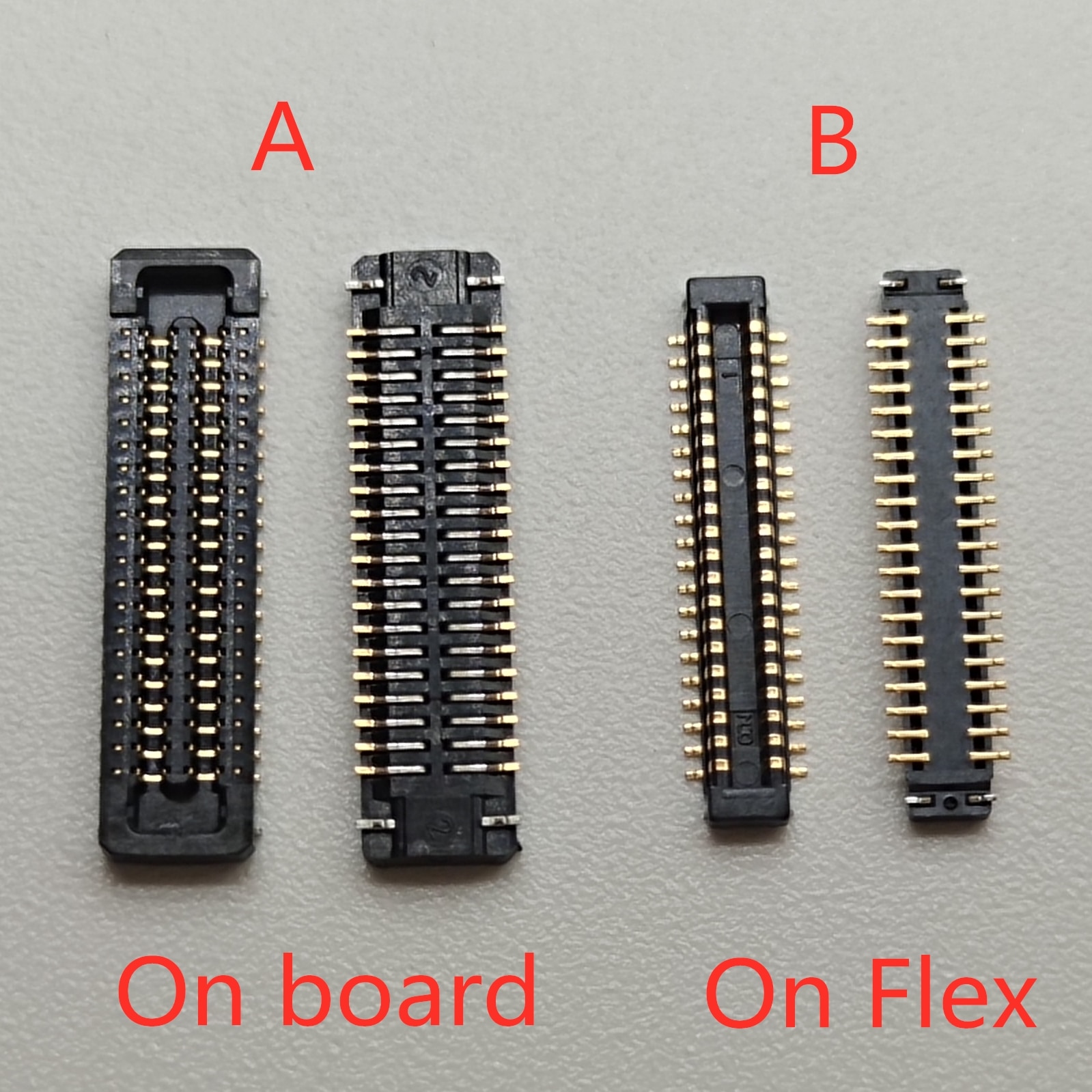 2-10Pcs Lcd Display Screen Flex FPC Connector For Samsung Galaxy G6200 A6S A10S A107 A107F A20S A207 A207F Plug On Board 40Pin