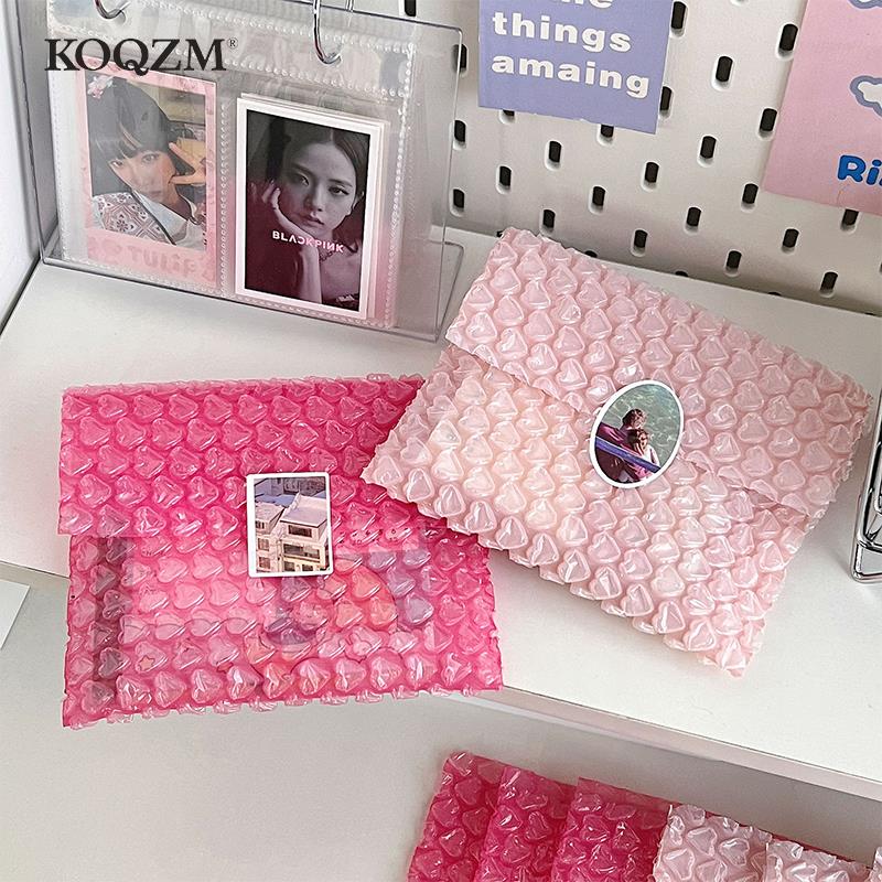 10pcs Bubble Envelope Padded Envelope Packaging Bag Business Bubble Envelope Mailing Packaging Bag Pink Love Bag Bubble Envelope