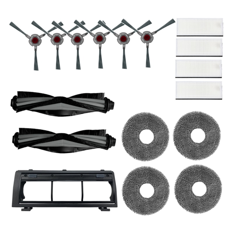Hot For ECOVACS Deebot N9+ Accessories Robot Vacuum Cleaner Parts Main Side Brush Mop Cloth Mop Holder Hepa Filter B