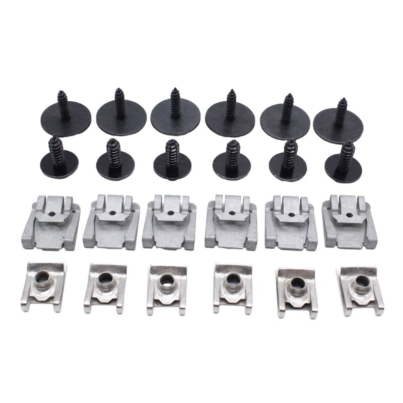 D7WD Industrial Grade Car Engine Undertray Fixing Clips- Screws Under Cover Splashguard Fastener suitable for E-CLASS