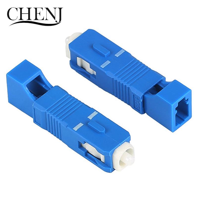 1Pcs LC-SC Singlemode Simplex Fiber Optic Adapter LC Female To SC Male Fiber Optic Adapter Connecter SC Male To LC Female