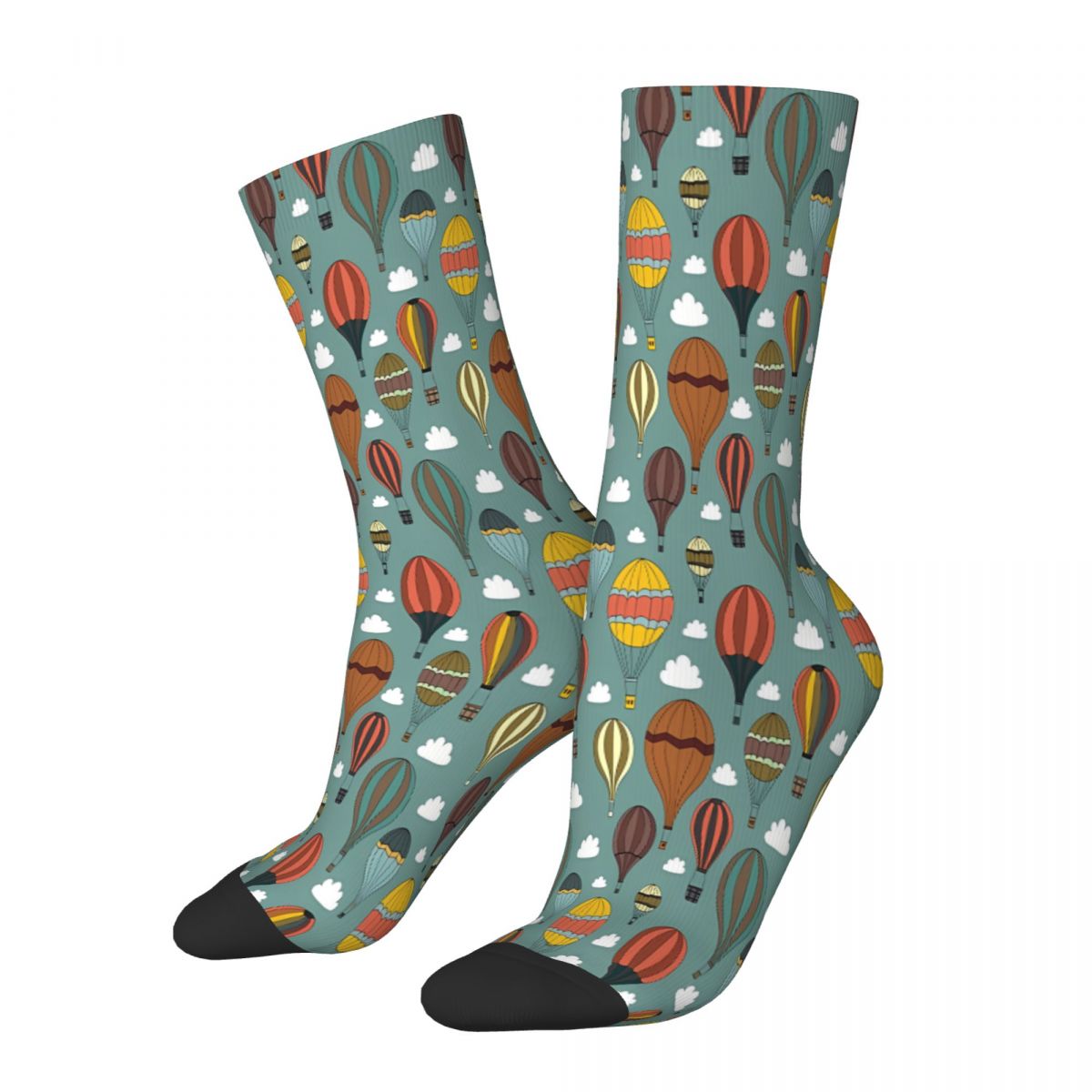 Vintage Hot Air Balloons Socks Male Mens Women Winter Stockings Harajuku