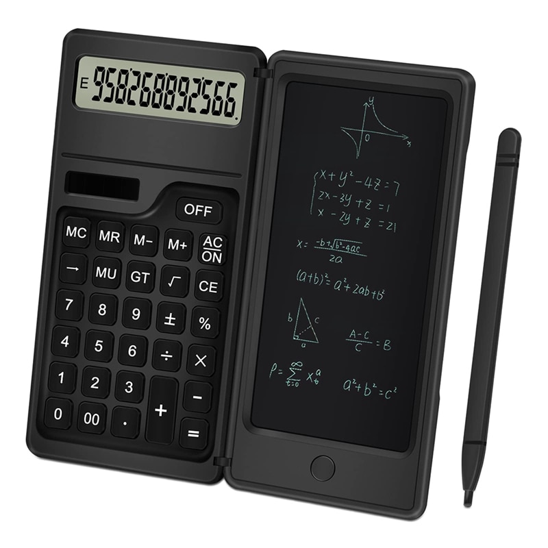 12 Digits LCD Display Solar Desktop Calculator Portable Calculator For Office, School And Home